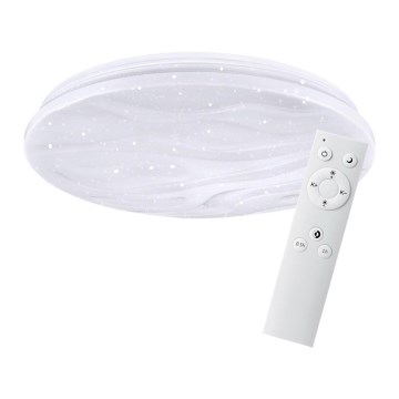 LED Plafonnière dimbaar met afstandsbediening WAVE LED/30W/230V