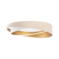 LED plafonnière GALAXY MODERN LED/24W/230V Ø 55 cm beige/wit/goud