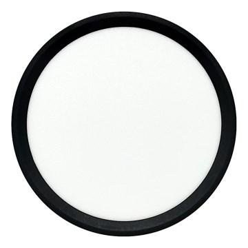 LED-plafonnière LED/18W/230V 3000/4000/6500K Ø 23 cm zwart