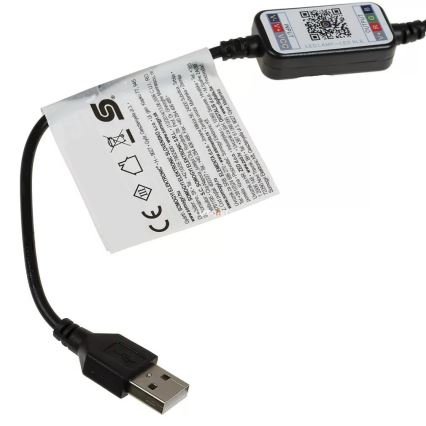 LED RGB  dimbaar lichtsnoer 100xLED/29 functies 10,4m