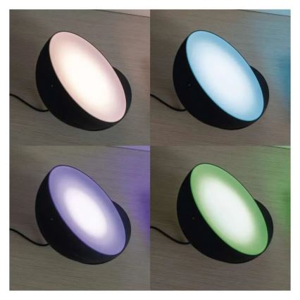 LED RGB Dimbaar tafellamp GoSmart LED/7W/230V Wi-Fi zwart