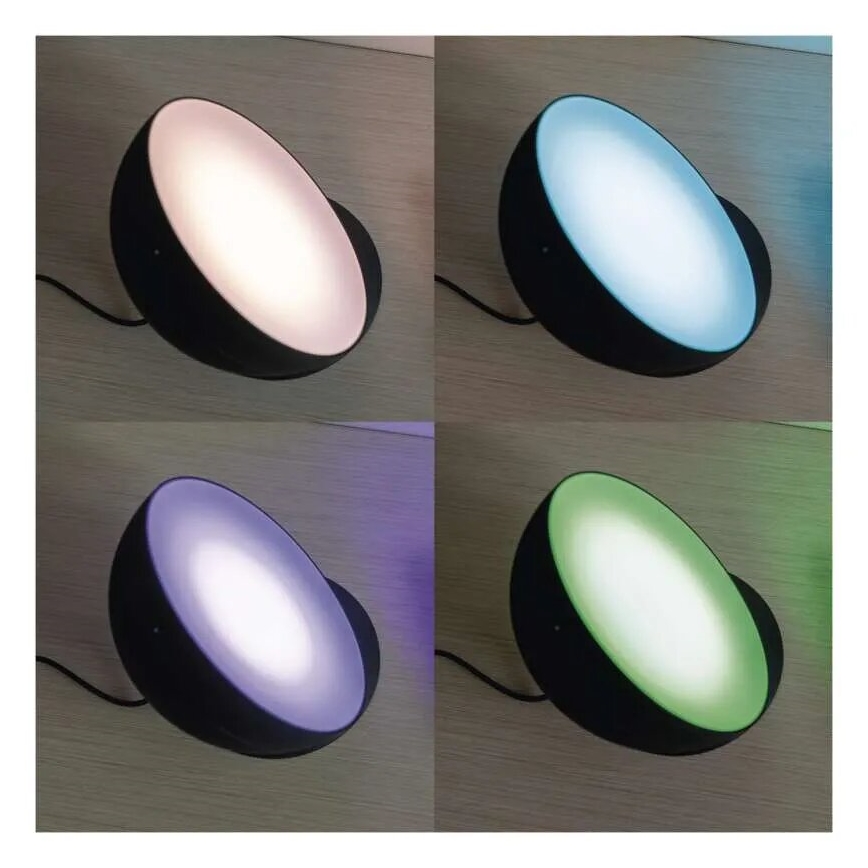 LED RGB Dimbaar tafellamp GoSmart LED/7W/230V Wi-Fi zwart