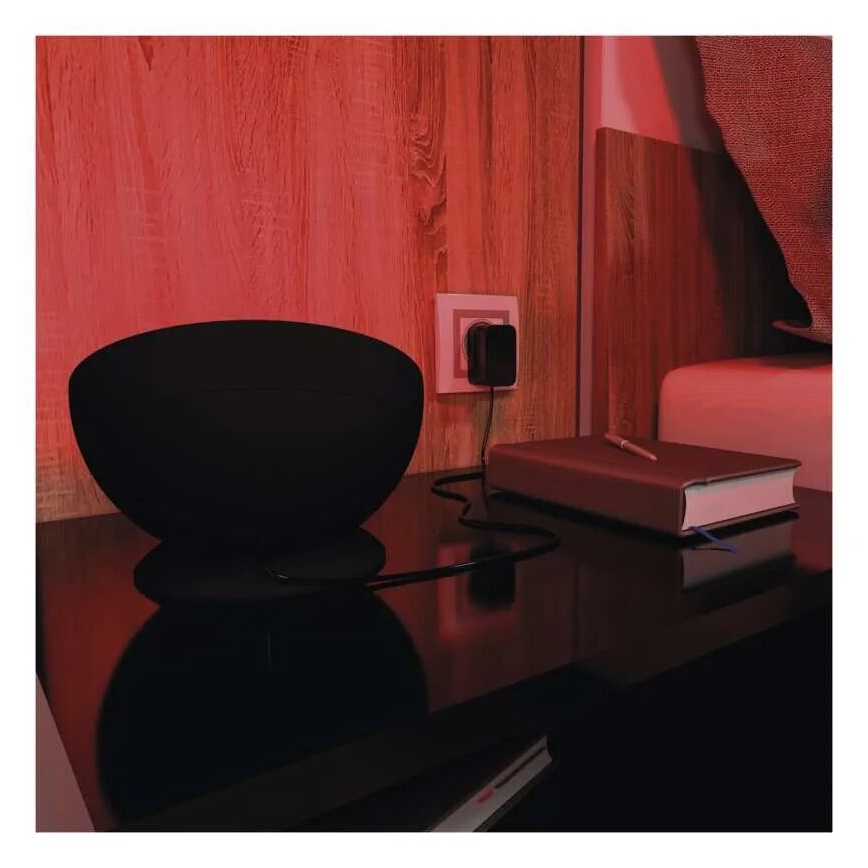 LED RGB Dimbaar tafellamp GoSmart LED/7W/230V Wi-Fi zwart
