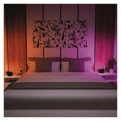 LED RGB Dimbaar tafellamp GoSmart LED/7W/230V Wi-Fi zwart