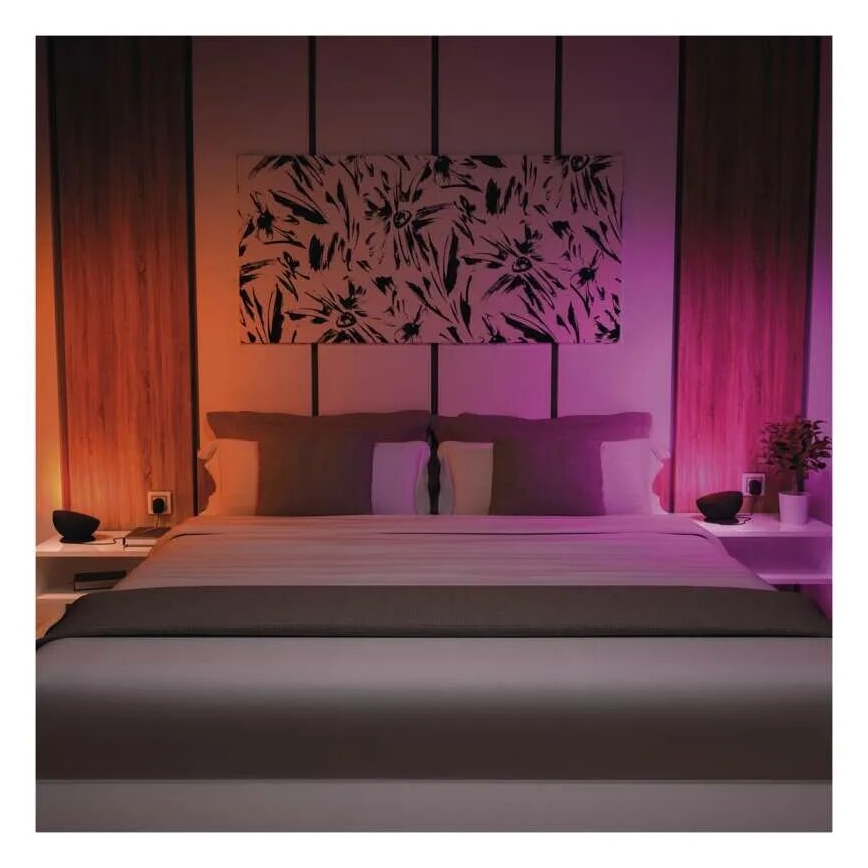 LED RGB Dimbaar tafellamp GoSmart LED/7W/230V Wi-Fi zwart