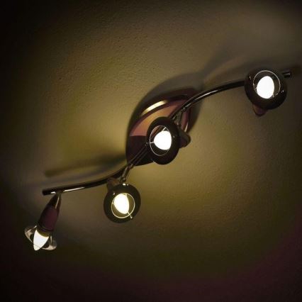 LED RGB Dimbare lamp E14 / 3,5W / 230V 6400K + afstandsbediening