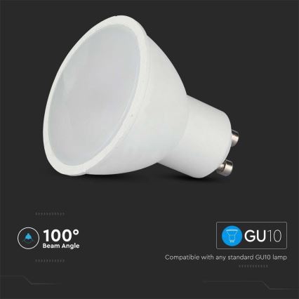 LED RGB Dimbare lamp GU10/4.8W/230V 4000K + afstandsbediening