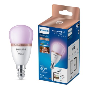 LED RGB dimbare lamp Philips SMART P45 E14/4,9W/230V 2200-6500K CRI 90