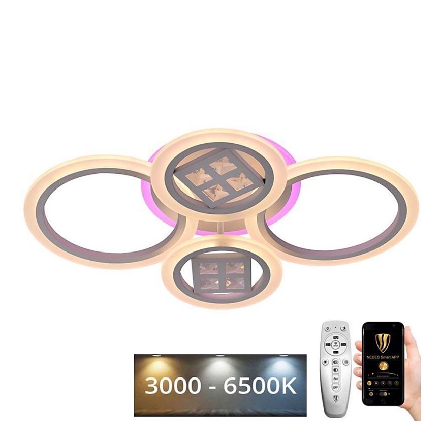 LED RGB Dimbare Opbouwlamp LED/50W/230V 3000-6500K + afstandsbediening