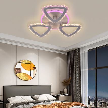LED RGB Dimbare Opbouwlamp LED/45W/230V 3000-6500K + afstandsbediening