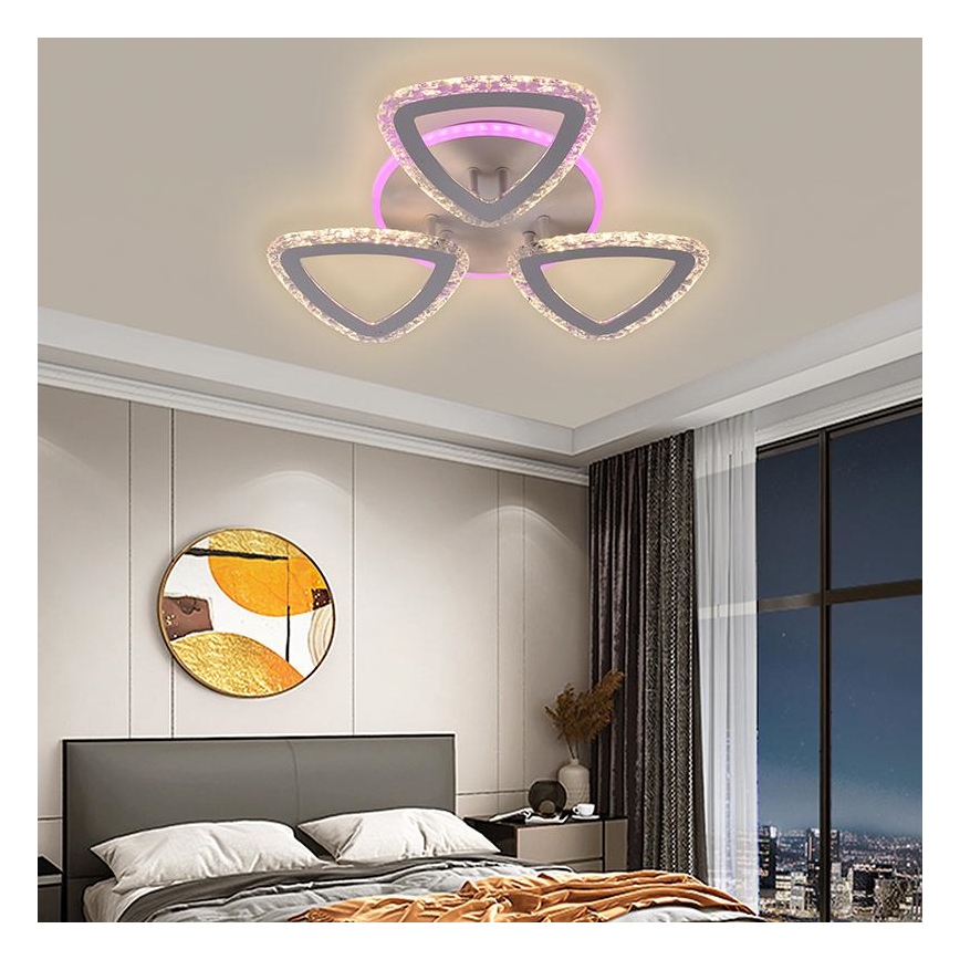 LED RGB Dimbare Opbouwlamp LED/45W/230V 3000-6500K + afstandsbediening