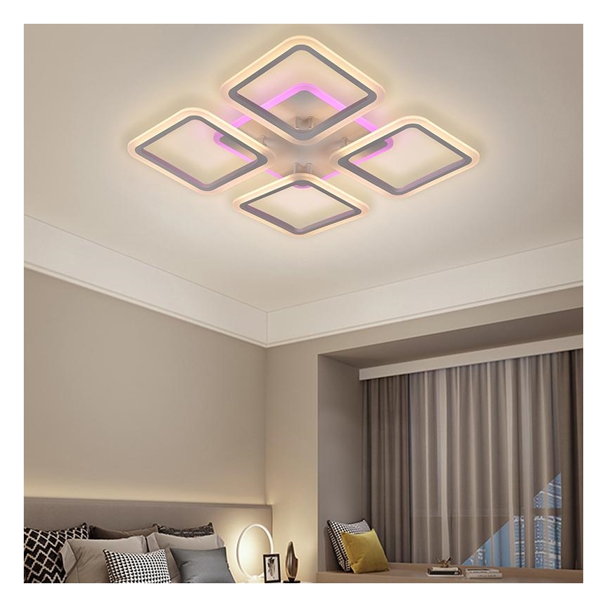 LED RGB Dimbare plafondlamp LED/70W/230V 3000-6500K + afstandsbediening