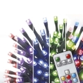 LED RGB Kerst Lichtketting voor Buiten 120xLED/72 modi 15m IP44 + afstandsbediening
