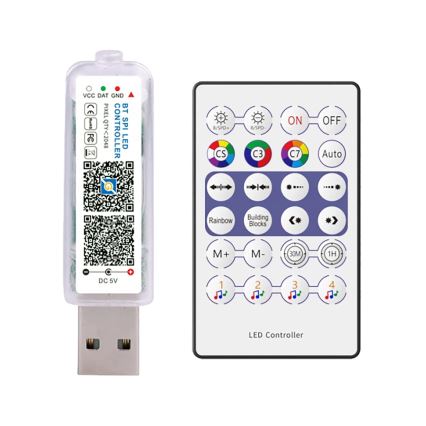 LED RGB Kerst lichtsnoer LED/10W/5V 10 m USB + afstandsbediening