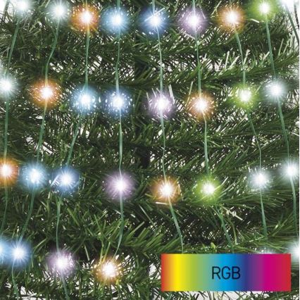 LED RGB Kerstboom met Lichtketting 234xLED/16 modi 1,5m + afstandsbediening