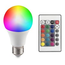 LED RGB Lamp E27/6W/230V dimbaar