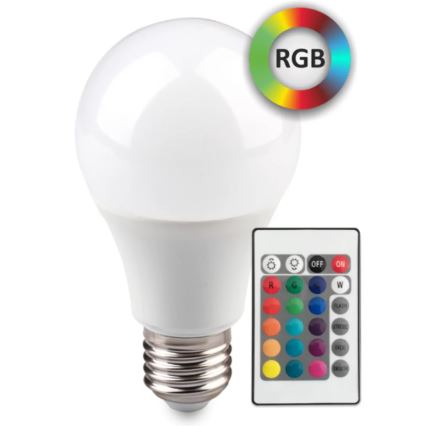 LED RGB Lamp E27/6W/230V dimbaar