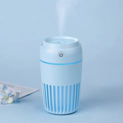 LED RGB Luchtbevochtiger 300 ml LED/2W/5V blauw