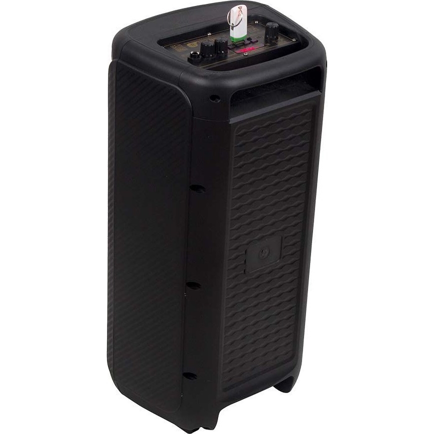 LED RGB Oplaadbare luidspreker met een microfoon 400W/2400 mAh + afstandsbediening