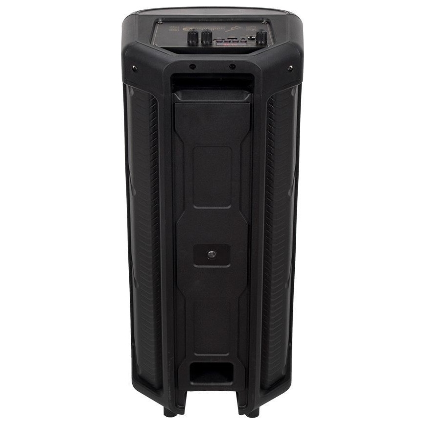 LED RGB Oplaadbare luidspreker met een microfoon 600W/2400 mAh + afstandsbediening