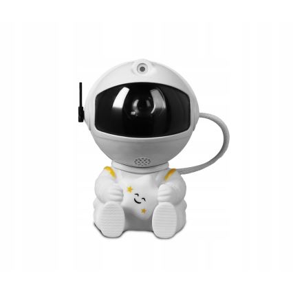 LED RGB-projector LED/5W/5V astronaut + afstandsbediening