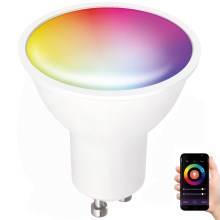 LED RGB Slimme dimbare Lamp GU10/5W/230V 2700-6500K Wi-Fi Tuya