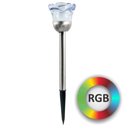 LED RGB Solarverlichting ROSE LED/1,2V 100 mAh IP44