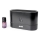 LED RGB Ultrasone aroma diffuser en luchtbevochtiger met verlichting 180ml zwart