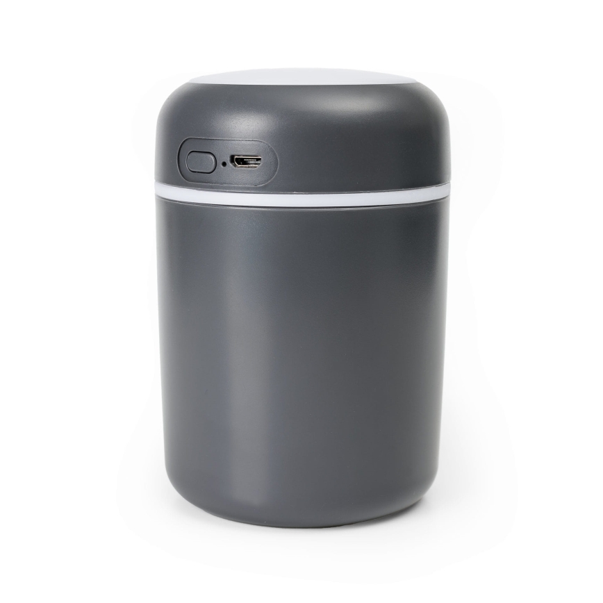 LED RGB Ultrasoon aroma diffuser en luchtbevochtiger LED/2W 300ml zwart