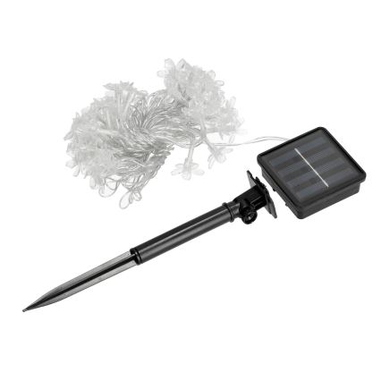 LED RGB Zonneketting 50xLED/0,12W/1,2V 1xAA IP44 600 mAh