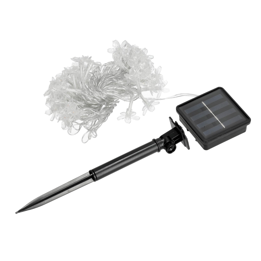LED RGB Zonneketting 50xLED/0,12W/1,2V 1xAA IP44 600 mAh