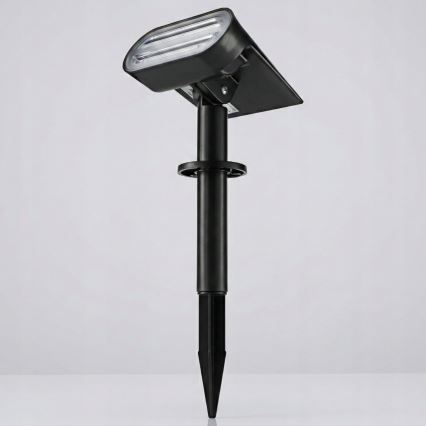 LED RGB zonnelamp 2-in-1 LED/3,7V 1200 mAh IP54 zwart