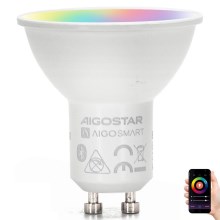 LED RGBW Ampoule GU10/4,9W/230V 2700-6500K - Aigostar