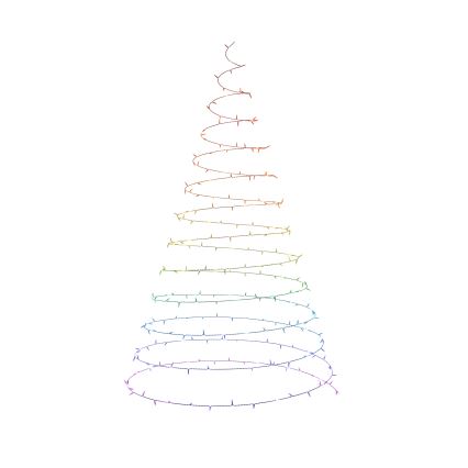 Nanoleaf - LED RGBW Buiten Kerst lichtsnoer ESSENTIALS 250xLED 2x10m 2700-6500K Wi-Fi IP44