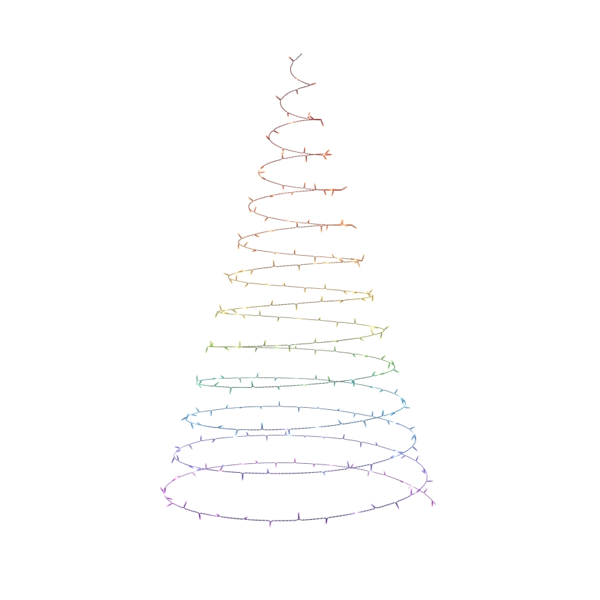 Nanoleaf - LED RGBW Buiten Kerst lichtsnoer ESSENTIALS 250xLED 2x10m 2700-6500K Wi-Fi IP44