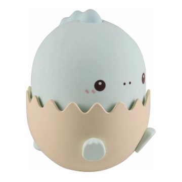 LED RGBW Dimbaar kinder aanraken lamp BABY DINO LED/0,75W/5V USB 1200 mAh blauw