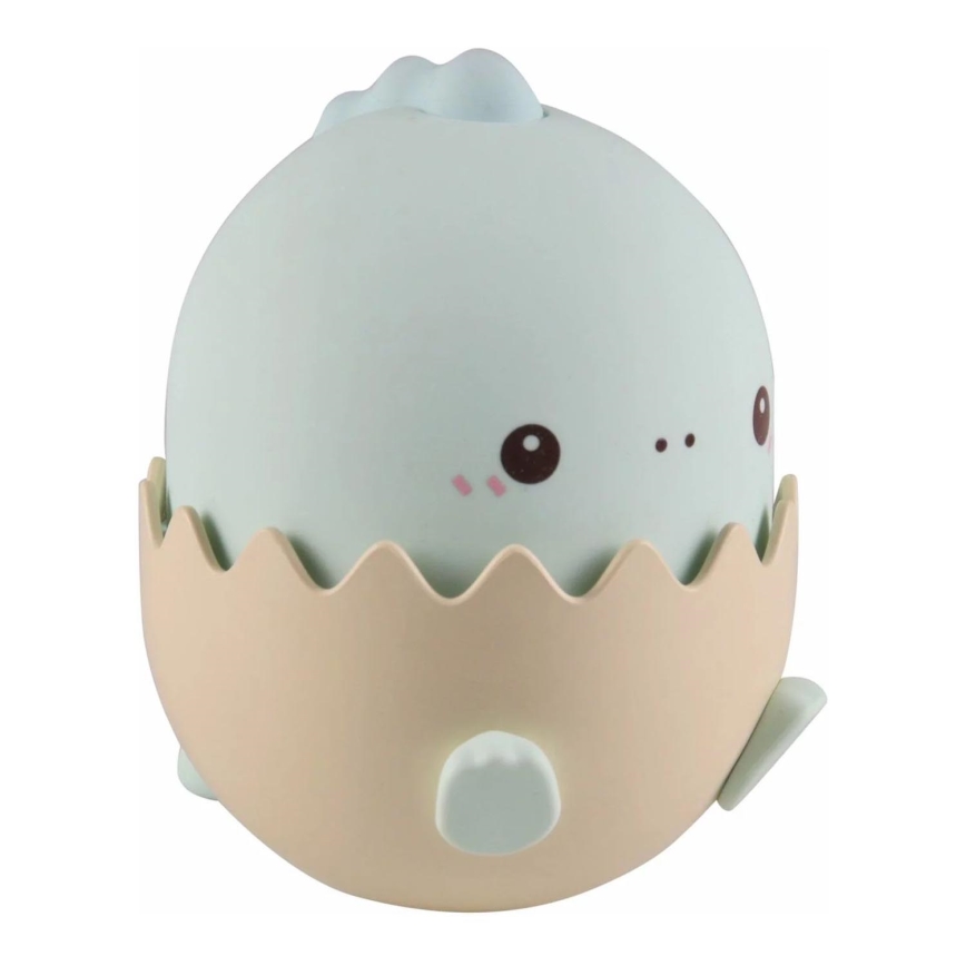 LED RGBW Dimbaar kinder aanraken lamp BABY DINO LED/0,75W/5V USB 1200 mAh blauw