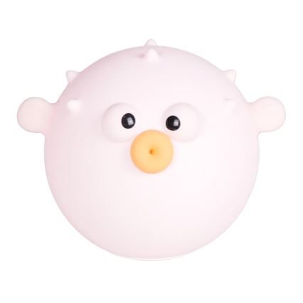 LED RGBW Dimbaar kinder aanraken lamp HELA LED/1W/5V USB 1200 mAh vis roze