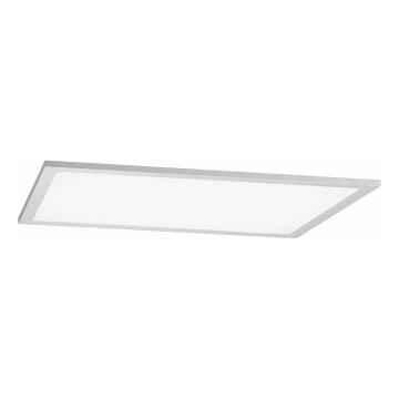 LED RGBW dimbaar opbouwpaneel LED/13,5W/230V 3000-6500K 29,5x59,5 cm zilver + afstandsbediening