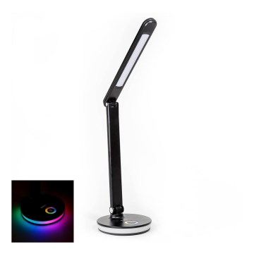LED RGBW Dimbaar tafellamp met powerbankfunctie LED/12W/5V 2800-6000K zwart