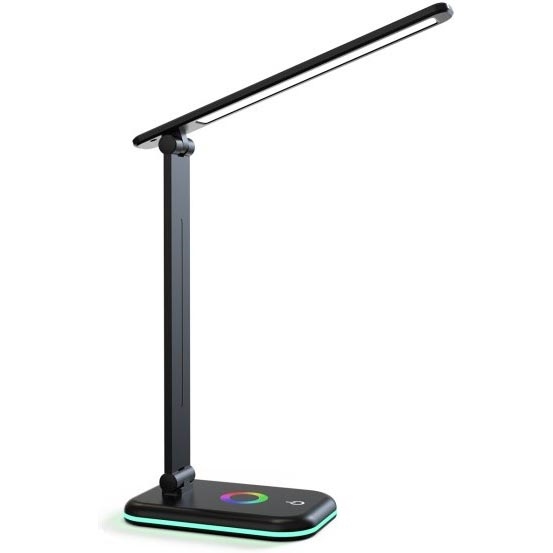 LED RGBW Dimbaar tafellamp NOBLITE LED/7W/5V 3000/4000/6500K zwart