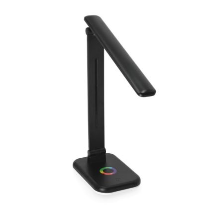 LED RGBW Dimbaar tafellamp NOBLITE LED/7W/5V 3000/4000/6500K zwart