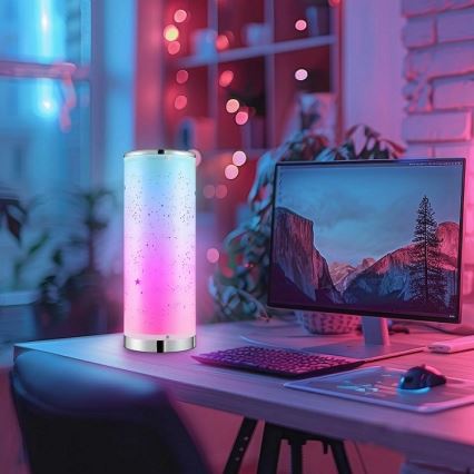 LED RGBW Dimbaar tafellamp STELLA MINI LED/5W/5V + afstandsbediening