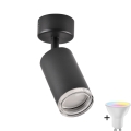 LED RGBW dimbare badkamerspot TURYN 1xGU10/6,5W/230V 2700-6500K Wi-Fi IP44 zwart