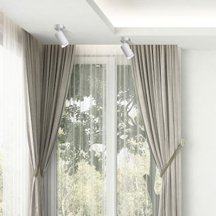 LED RGBW dimbare badkamerspot TURYN 1xGU10/6,5W/230V 2700-6500K Wi-Fi IP44 wit