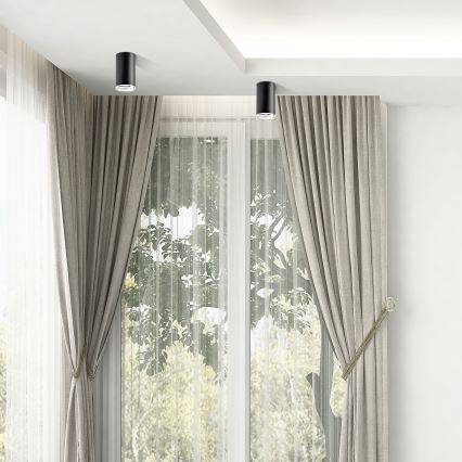 LED RGBW dimbare badkamerspot TURYN 1xGU10/6W/230V 3000K Wi-Fi IP44 zwart