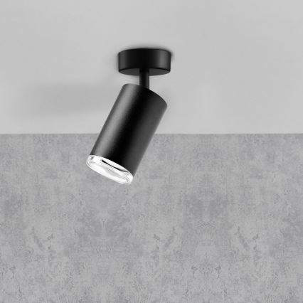 LED RGBW dimbare badkamerspot TURYN 1xGU10/6W/230V 3000K Wi-Fi IP44 zwart