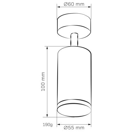 LED RGBW dimbare badkamerspot TURYN 1xGU10/6W/230V 3000K Wi-Fi IP44 zwart