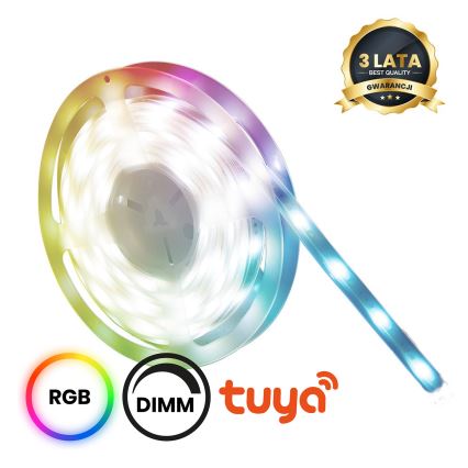 LED RGBW Dimbare badkamer LED-strip/7,5W/12V IP65 3m Wi-Fi Tuya