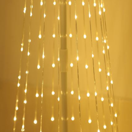 Dimbare RGBW LED kerstdecoratie voor buiten LED/4W/230V 180 cm IP44 kerstboom + afstandsbediening